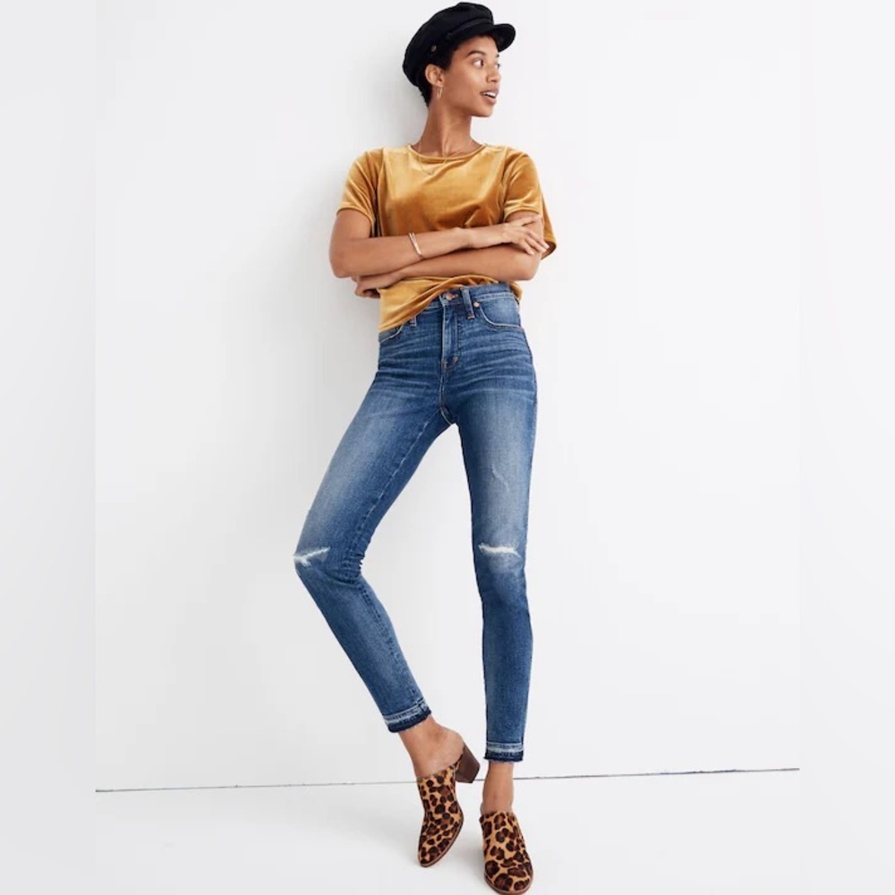 Madewell Blue Skinny Jeans